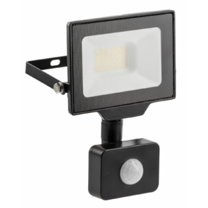 G-TECH LED Floodlight with motion sensor, 20 W, 2000 lm, 6000K, AC220-240V, IP65, 120°, black