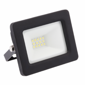 G-TECH LED Floodlight, 10 W, 800 lm, 6400K, AC220-240V, IP65, 120°, black