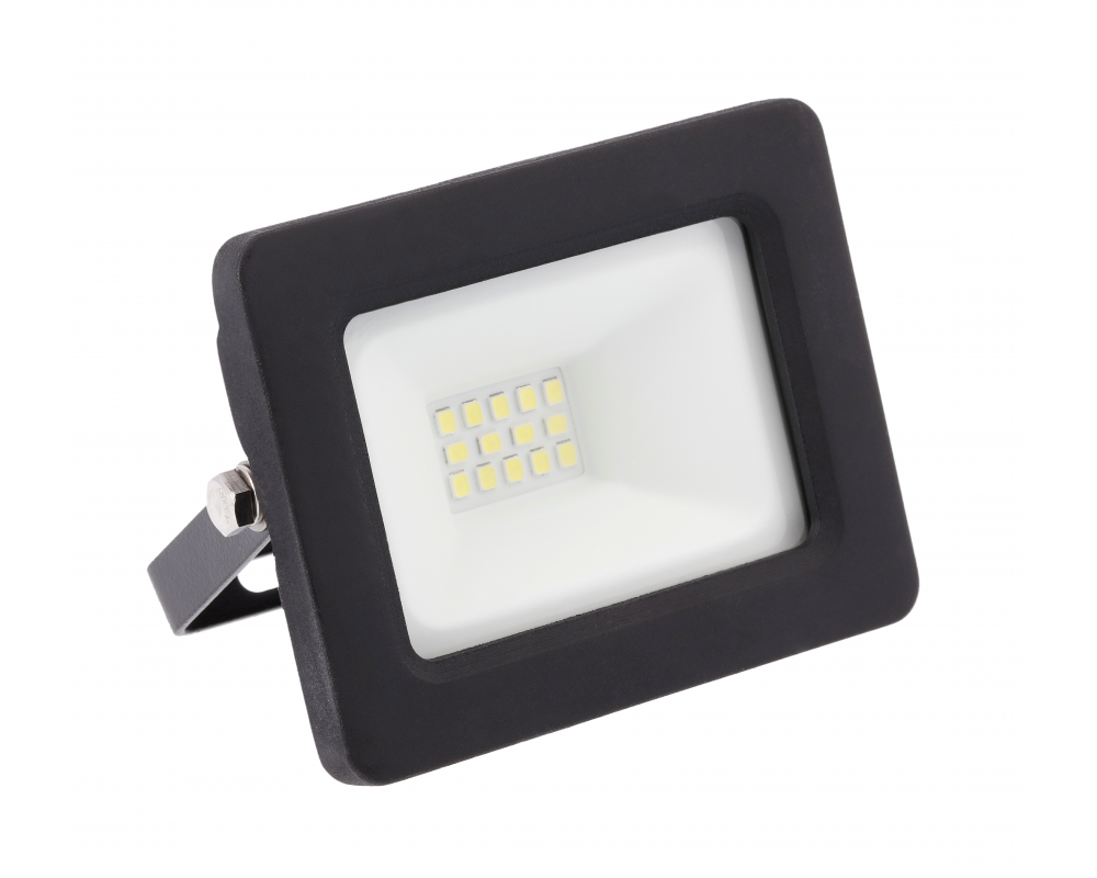 G-TECH LED Floodlight, 20 W, 1600 lm, 6400K, AC220-240V, IP65, 120°, black