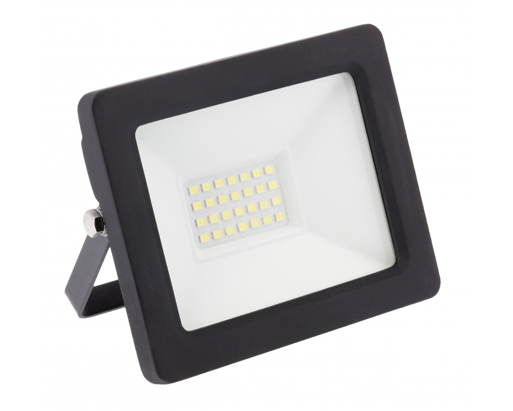 G-TECH LED Floodlight, 30 W, 2400 lm, 6400K, AC220-240V, IP65, 120°, black