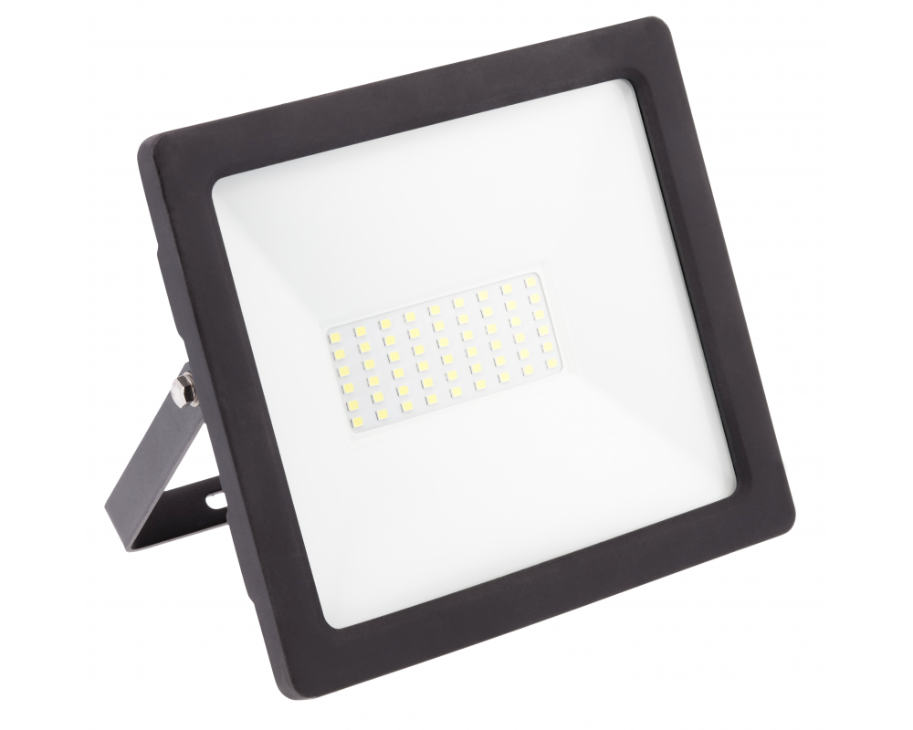 G-TECH LED Floodlight, 70 W, 5600 lm, 6400K, AC220-240V, IP65, 120°, black