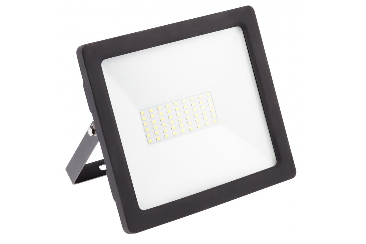 G-TECH LED Floodlight, 50 W, 4000 lm, 4000K, AC220-240V, IP65, 120°, black