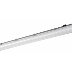 G-TECH Hermetic luminaire 236, 2x120 T8 LED (single-sided connection), G13, IP65, ABS/PS, gray