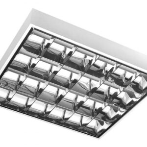 G-TECH Luminaire RASTRO 60, 4x60 T8 LED (single-sided connection), G13, AC220-240V, IP20, surface-mounted, white