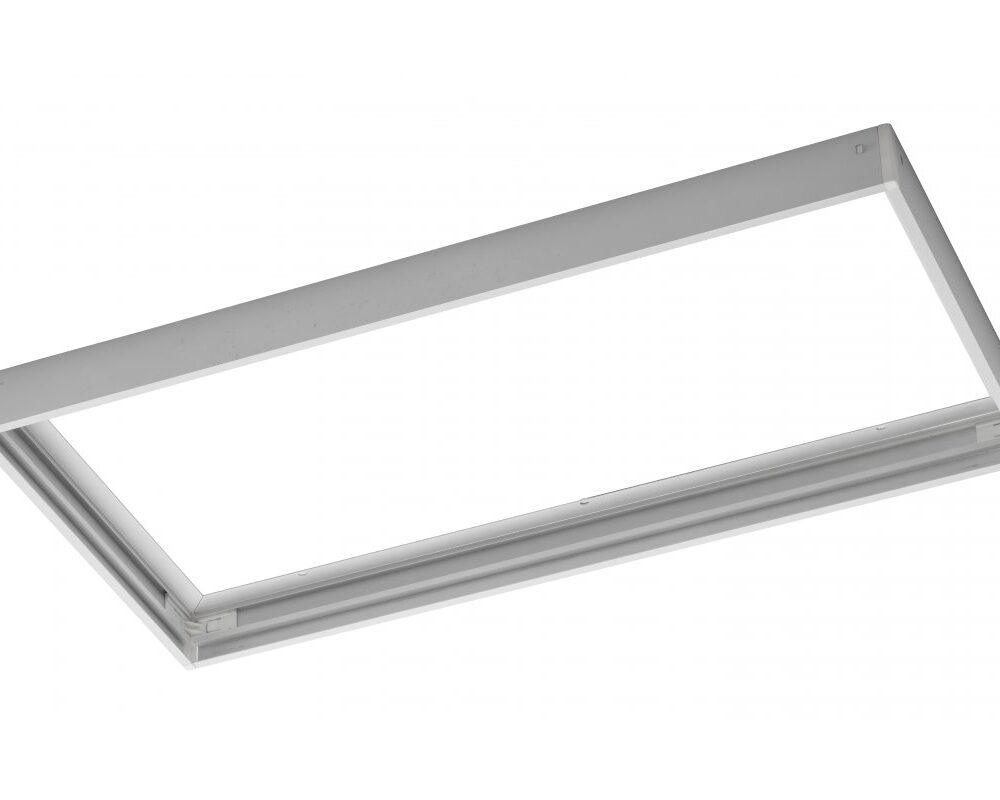 Frame for surface mounting of LED panels 30x60 cm, h-43 mm, white