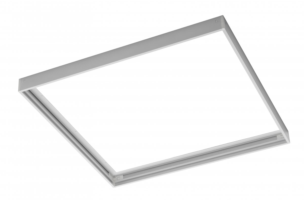 Frame for surface mounting of LED panels 60x60 cm, h-43 mm, white