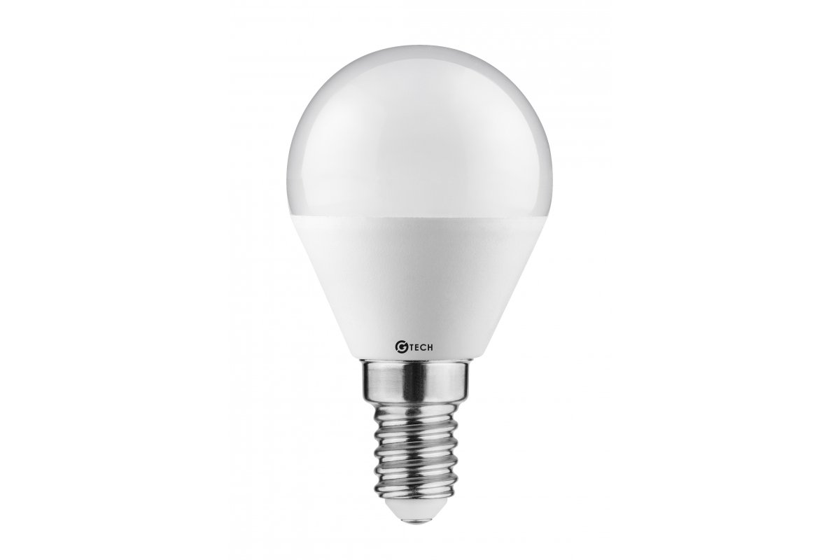 G-TECH LED Bulb E14, B45, 6 W, 470 lm, 3000K, AC220-240V, 160°