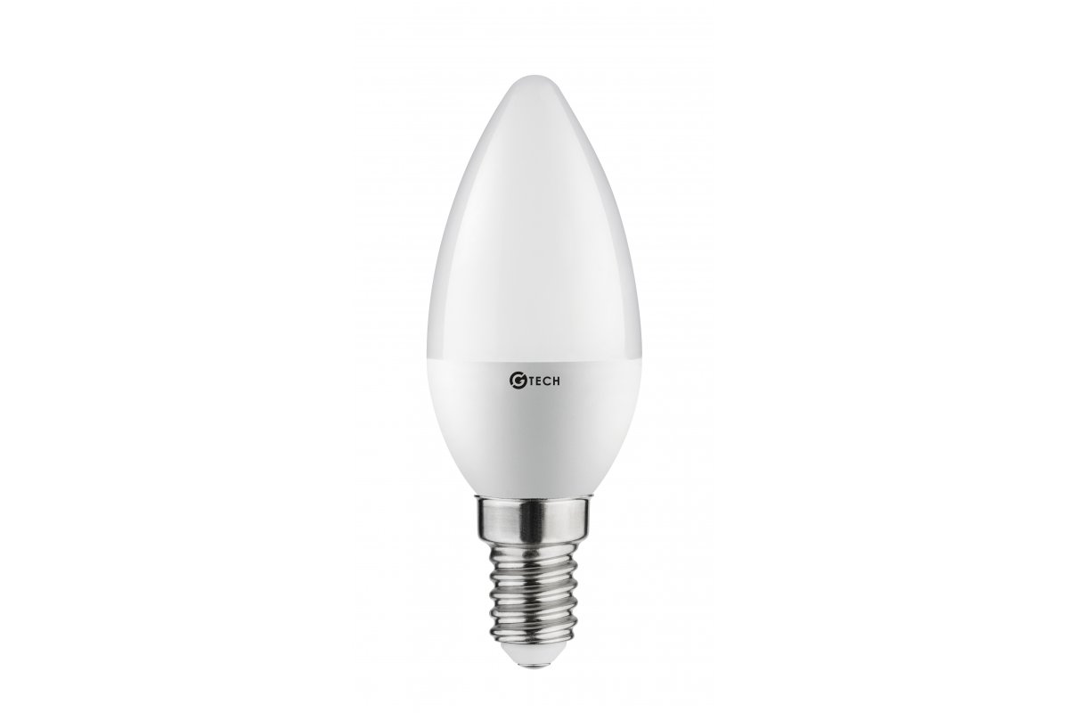 G-TECH LED Bulb E14, C30, 3 W, 200 lm, 3000K, AC220-240V, 160°