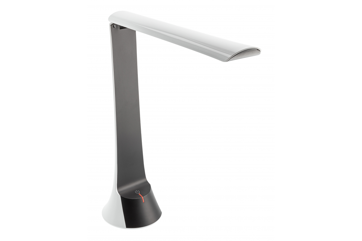 LED rechargeable table lamp FLOWER, 4 W, 240 lm, 4000K, 1800mAh, black/white