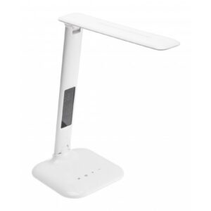 LED table lamp GALACTIC, 5 W, 240 lm, CCT, calendar, alarm clock, thermometer, white