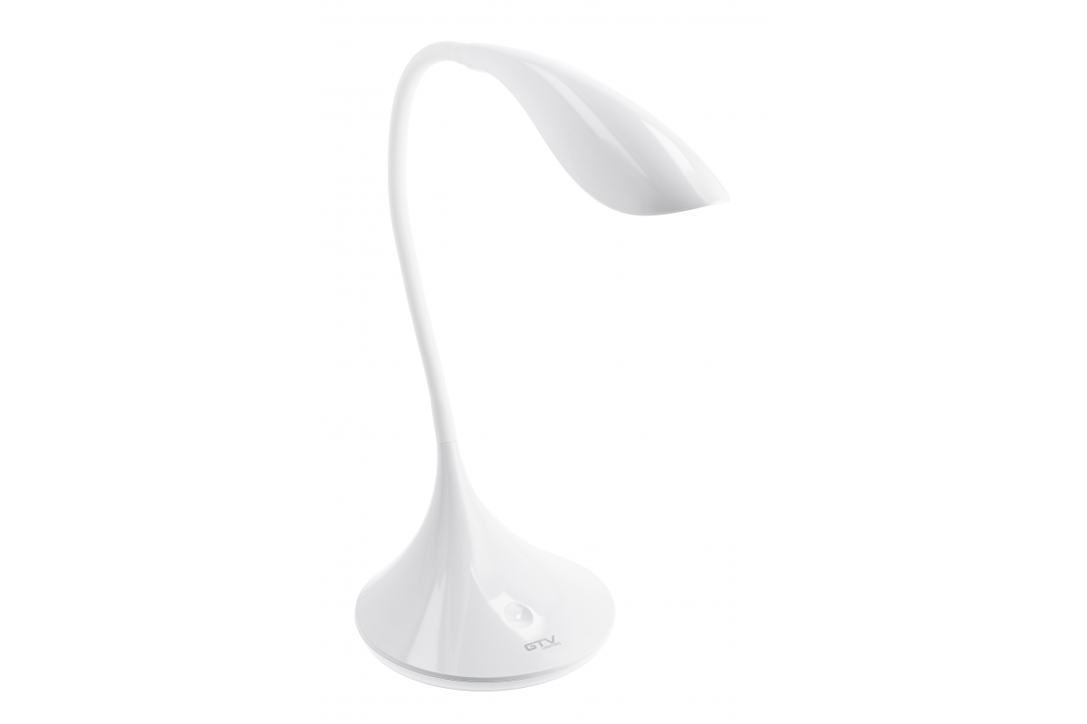 Desktop lamp Halley 8 W, 500 lm.AC220-240V,4000K, PF>0,5, 3 Step Dimming, PF>0,5, RA>80, white