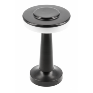 Desk lamp Monum, 3W, 200lm, DC 5V, 1A,3000 K, 3 deg. Dimmable, battery 1800 mAh, black