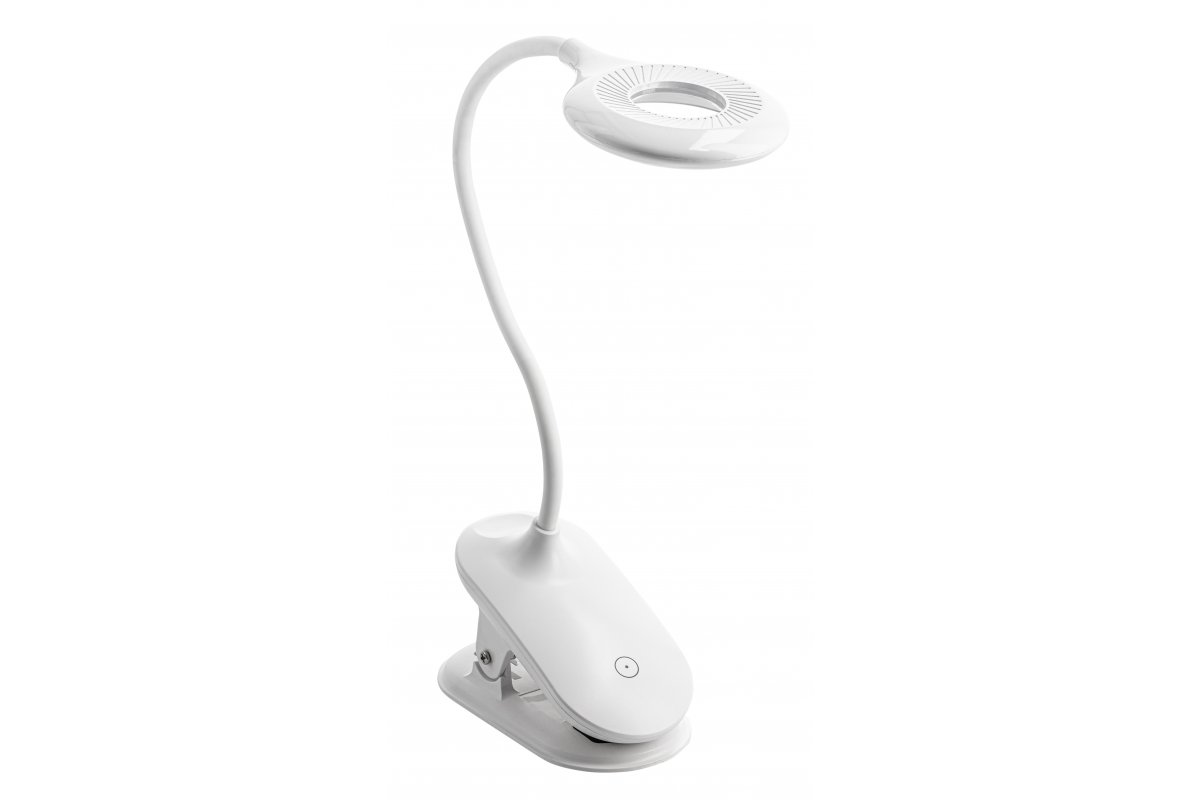 LED rechargeable table lamp RINGO, 4 W, 200 lm, 5 V, CCT, 1200mAh, dimmable, white