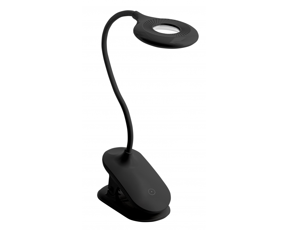 LED rechargeable table lamp RINGO, 4 W, 200 lm, 5 V, CCT, 1200mAh, dimmable, black