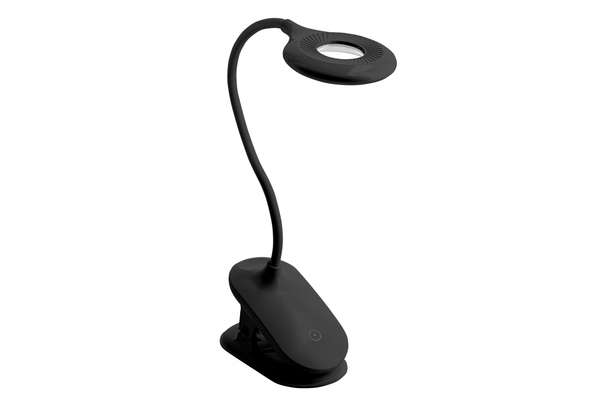 LED rechargeable table lamp RINGO, 4 W, 200 lm, 5 V, CCT, 1200mAh, dimmable, black