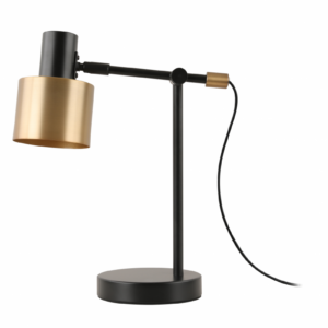 Desk lamp SELVIA II , 6072, max.250V, 50/60Hz, 1*E14, max.25 W, dia.10 cm, IP20, gold/black