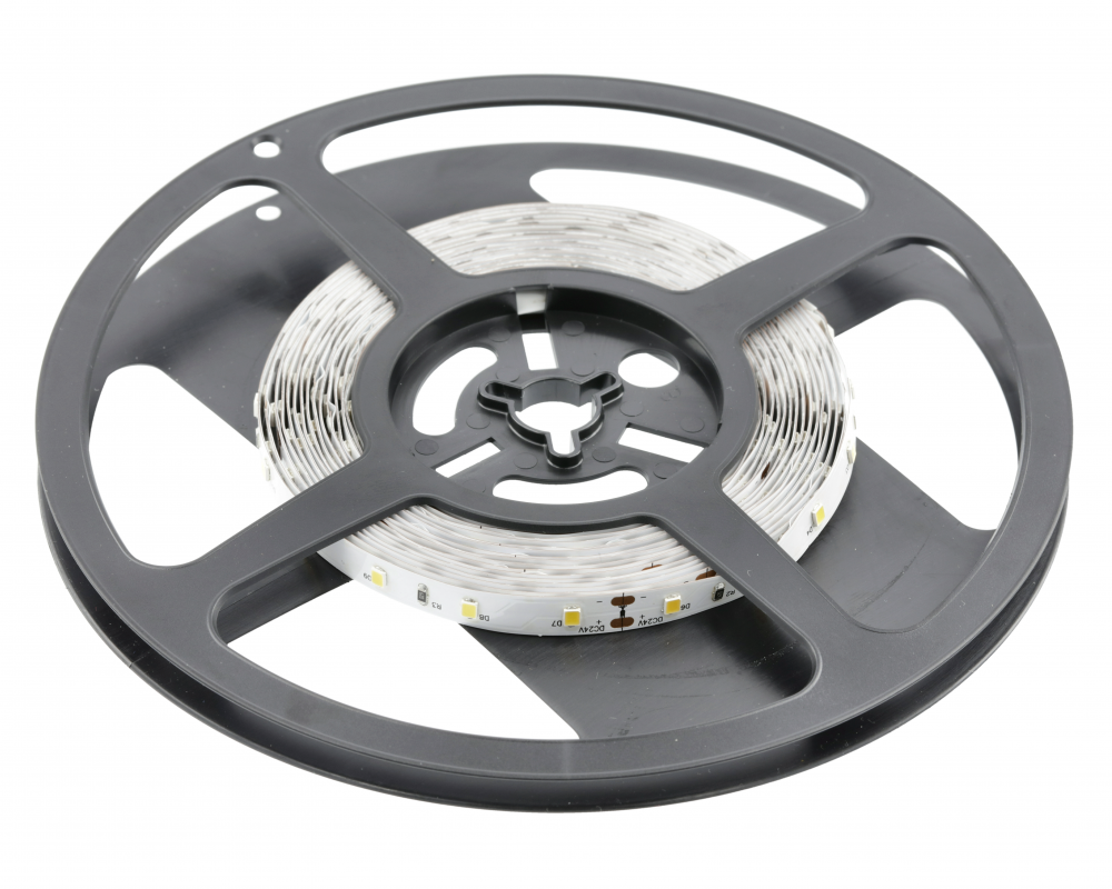 LED strip 2835, DC24V, 300LED/5m, 12 W/m, 780 lm/m, 3200K, IP20, roll 5 m
