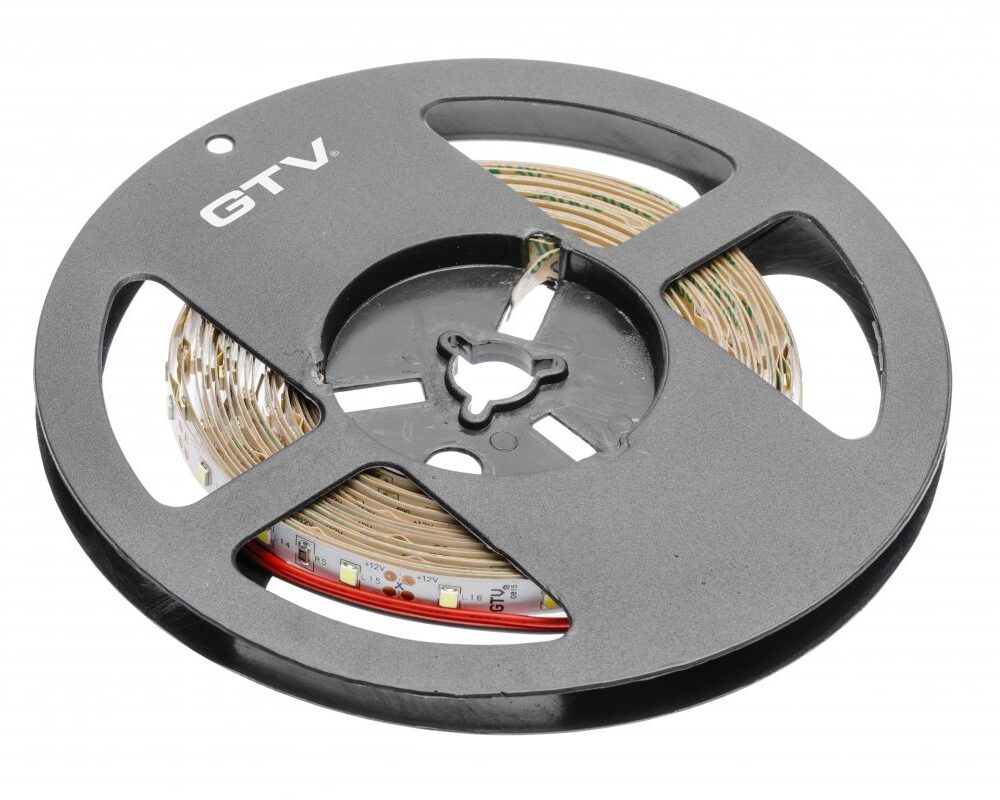 LED strip 2835, DC12V, 300LED/5m, 6 W/m, 750 lm/m, 3200K, IP20, roll 5 m