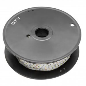 LED strip 2835, DC12V, 300LED/5m, 6 W/m, 750 lm/m, 3200K, IP20, roll 50 m