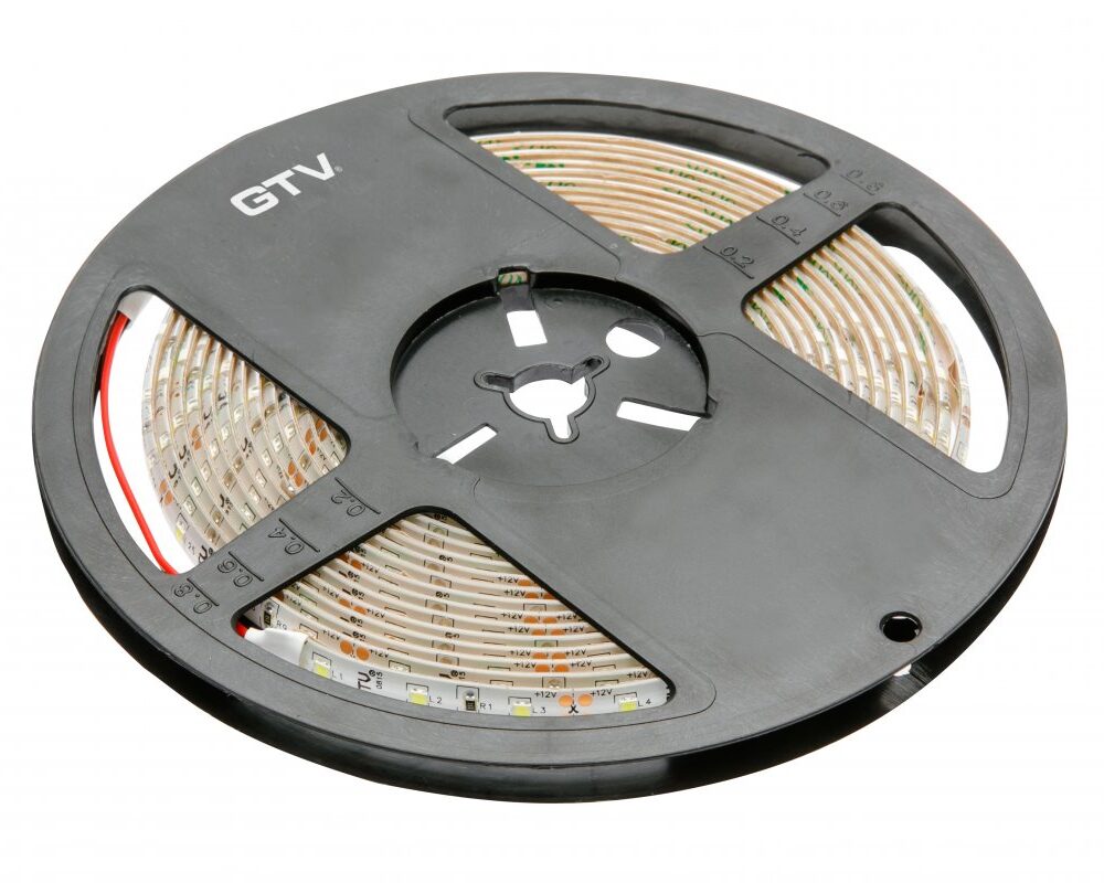 LED strip 2835, DC12V, 300LED/5m, 11 W/m, 750 lm/m, 4000K, IP65, roll 5 m