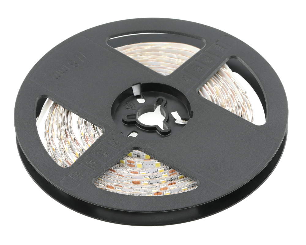 LED strip 2835, DC12V, 600LED/5m, 10 W/m, 750 lm/m, 4000K, IP20, 5 mm, roll 5 m