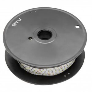 LED strip 2835, DC12V, 300LED/5m, 3.7 W/m, 390 lm/m, 3200K, IP20, roll 50 m