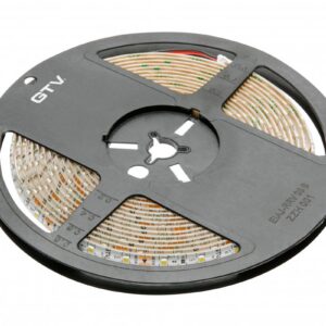 LED strip 2835, DC12V, 300LED/5m, 3.7 W/m, 270 lm/m, 3200K, IP65, roll 5 m