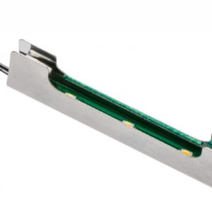 Metal clip 3xLED cold white for glass shelf 8mm, 0.24W/12V, 2m cable with mini amp male