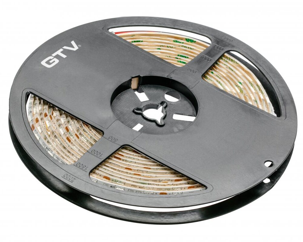 LED strip 5050, DC12V, 300LED/5m, 14.4 W/m, 900 lm/m, 6500K, IP20, roll 5 m