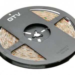 LED strip 5050, DC12V, 300LED/5m, 14.4 W/m, 850 lm/m, 3200K, IP65, roll 5 m