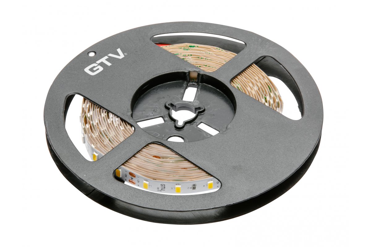LED strip 5630, DC12V, 300LED/5m, 16 W/m, 1700 lm/m, 3200K, IP65, roll 5 m