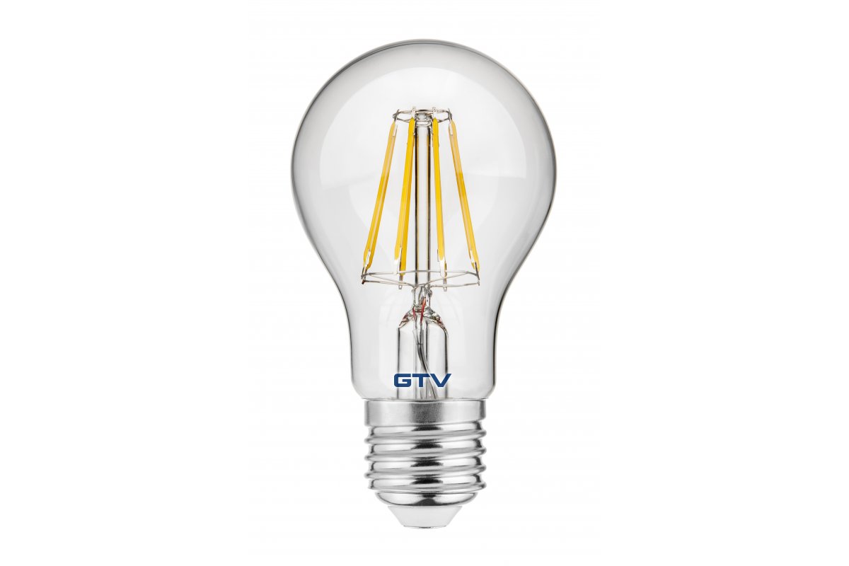 LED Bulb E27, A60, 8 W, 880 lm, 4000K, AC220-240V, 360°, FILAMENT
