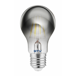 LED Bulb E27, A60, 8 W, 720 lm, 2700K, AC220-240V, 360°, FILAMENT gray