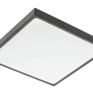 LED luminaire ALTAR, 24 W, 1680 lm, 4000K, AC180-250V, PF>0.5, IP44, 295x295 mm, black