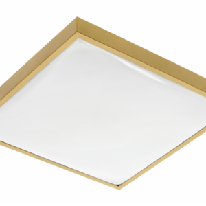 LED luminaire ALTAR, 24 W, 1680 lm, 4000K, AC180-250V, PF>0.5, IP44, 295x295 mm, gold
