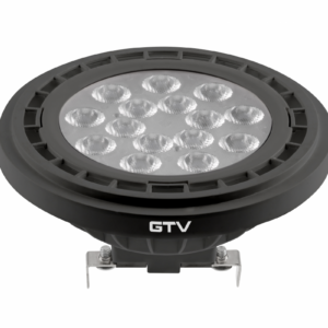 LED Bulb AR111, 12.5 W, 1100 lm, 4000K, G53, DC12V, 40°, black