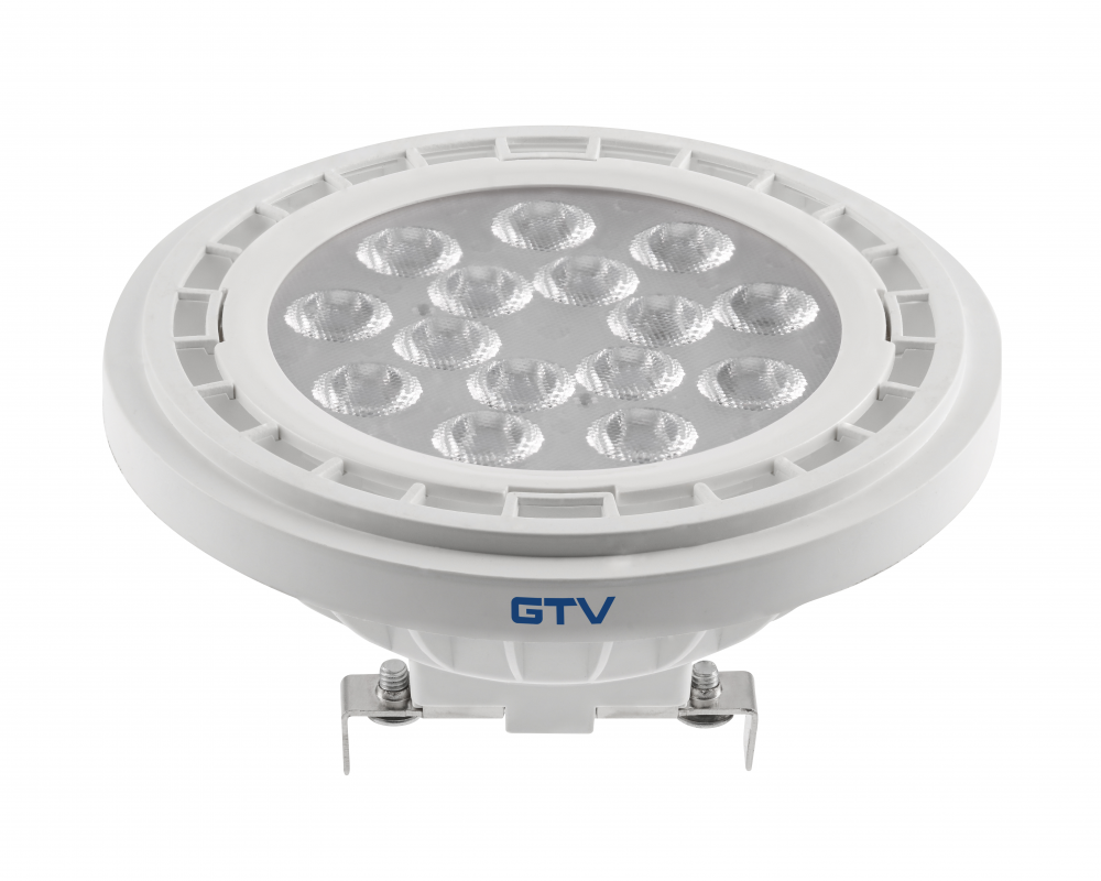 LED Bulb AR111, 12.5 W, 1100 lm, 3000K, G53, DC12V, 40°, white