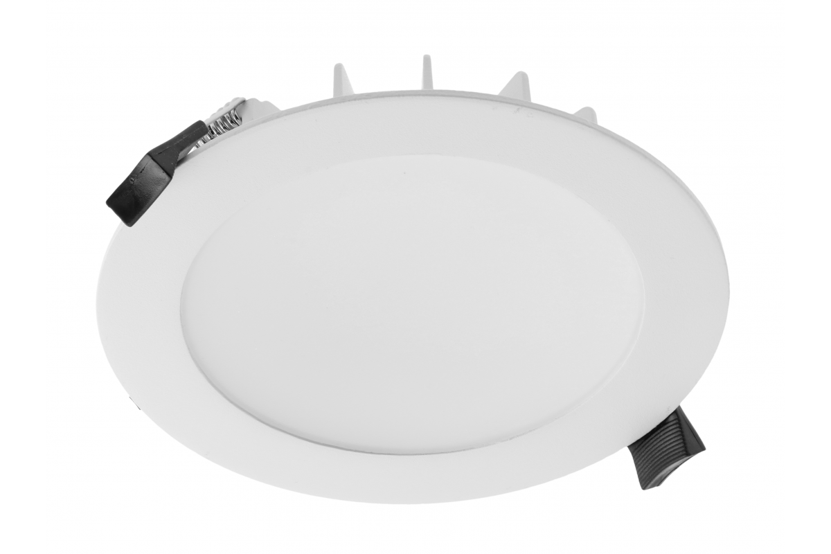 LED luminaire AREZZO, 25 W, 2500 lm, 3000/4000/6400K, AC220-240V, PF>0.9, Ra≥80, IP54, IK08, 110°, recessed