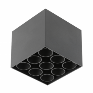 LED luminaire ARTEMIDA, 20 W, 1920 lm, 4000K, IP20, square, black