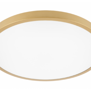 LED luminaire ATOLL, 32 W, 2560 lm, 3000K, AC180-250V, PF>0.9, IP54, Ø400 mm, gold