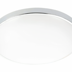 LED luminaire ATOLL, 32 W, 2560 lm, 4000K, AC180-250V, IP54, Ø400 mm, chrome