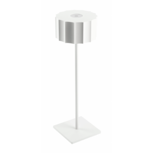 LED rechargeable table lamp AZELIA, 2.5 W, 200 lm, 5 V, 4000 K, 4000 mAh, dimmable, white