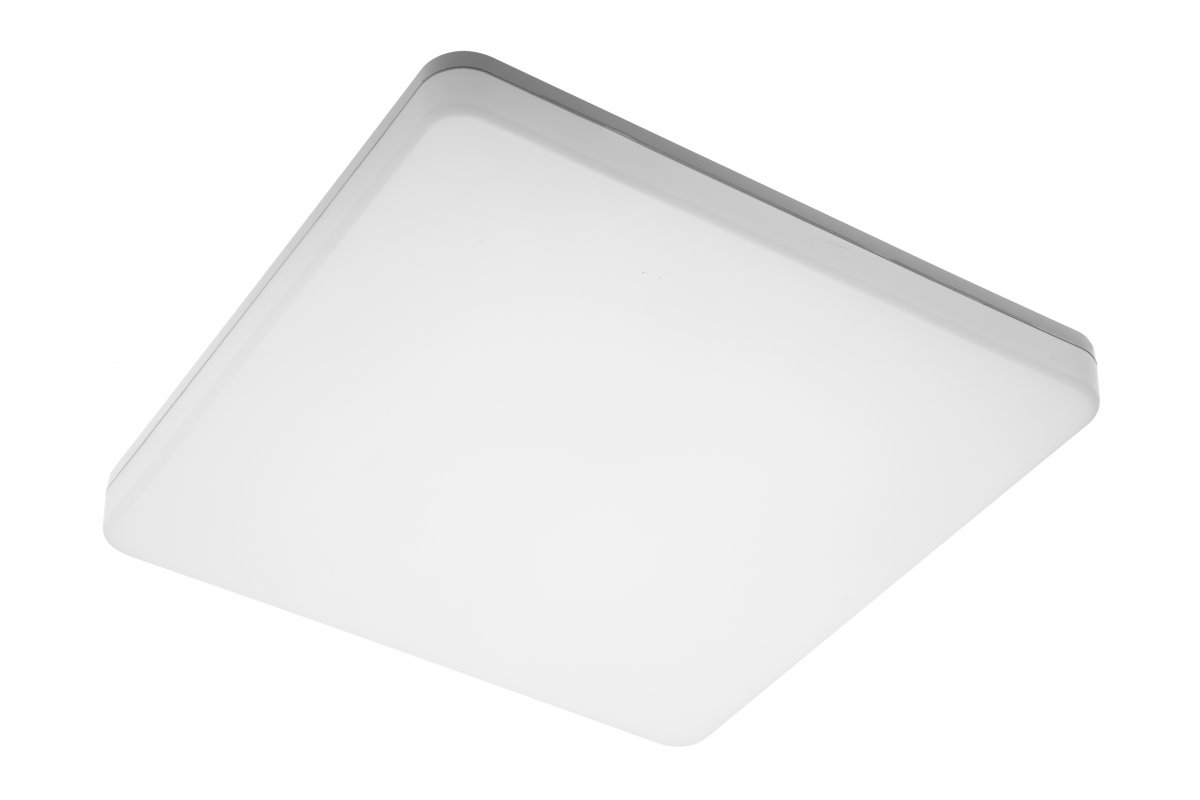 LED luminaire BESA, 24 W, 2400 lm, 4000K, AC175-250V, Ra>80, IP54, IK10, 120°, square, PC