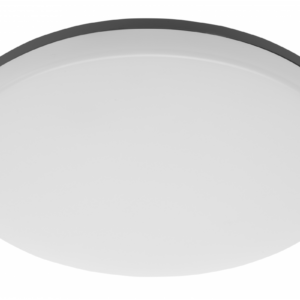 LED luminaire BESA, 24 W, 2400 lm, 4000K, AC180-250V, IP54, IK10, PC+PC, round, dimmable, black