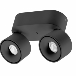 LED luminaire BIANCO CCT, 16 W, 680 lm, Ra≥80, IP20, 36°, 2700/3300/4000K, round, black