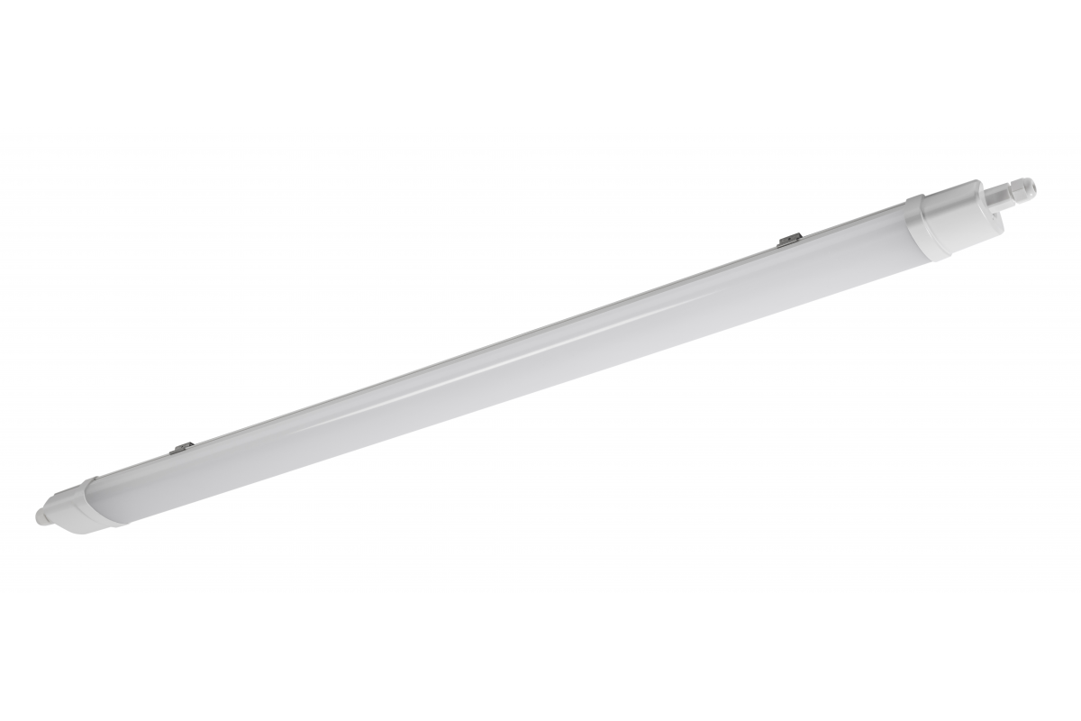 Hermetic LED luminaire BRAGA, 60 W, 6000 lm, 4000K, AC180-250V, IP65, main line, 120 cm