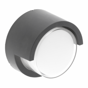 LED facade luminaire CANTI, 12 W, 1000 lm, 4000K, IP65, round