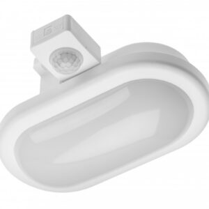 LED luminaire DELTA with motion sensor, 6 W, 400 lm, 4000K, AC220-240V, PF>0.5, RA>80, IP54