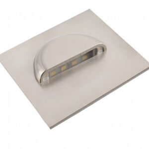 LED luminaire ESCADA, 0.8 W, 70 lm, 4000K, 12V, square, stainless steel