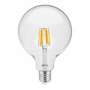 LED Bulb E27, G125, 8 W, 880 lm, 3000K, AC220-240V, 360°, FILAMENT